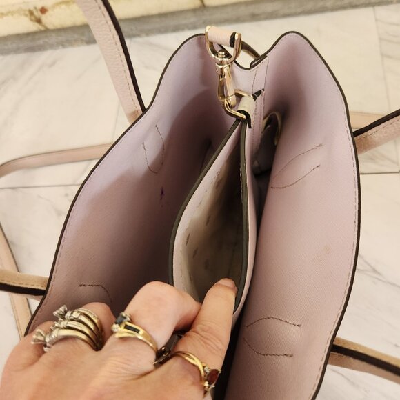 Kate Spade NY Eva Warm Beige Leather Crossbody Bag - Picture 9 of 9